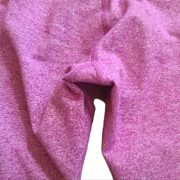 Lululemon Wunder Under Crop Heathered Paris Pink Leggings yoga Leggings size 6 - Picture 6 of 8